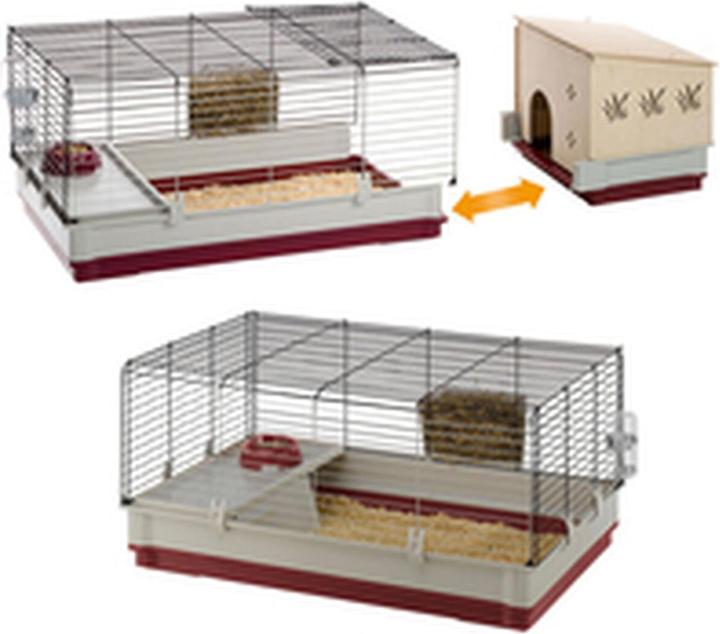 Actual product image Ferplast rabbit cage krolik 140 plus, 142 x 60 x 50 cm, 57072570
