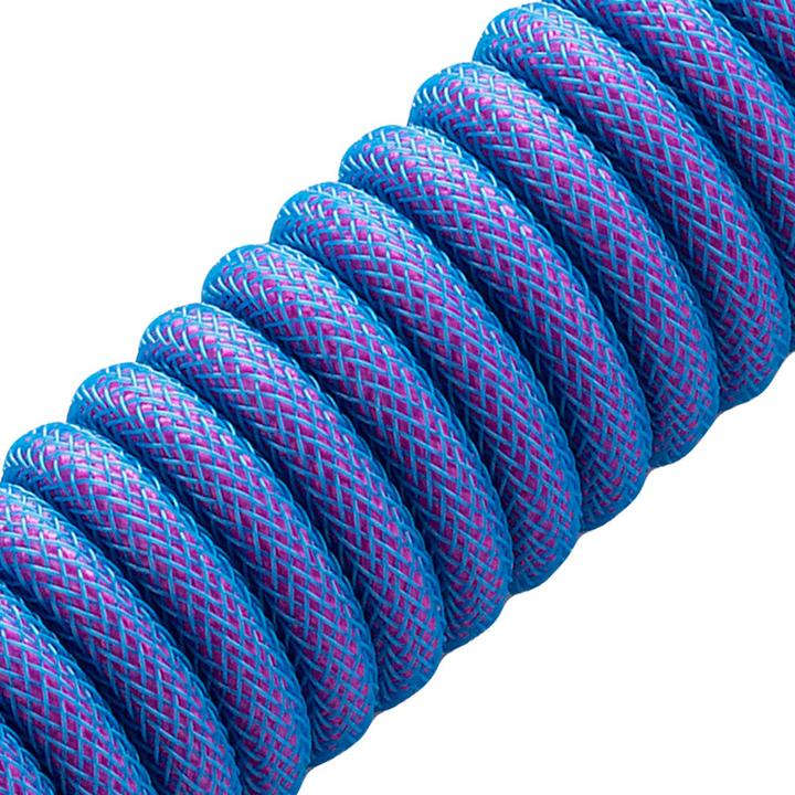 Produktbild CableMod Classic Coiled Keyboard Cable USB-C zu USB Typ A, Galaxy (1.50 m, USB 2.0)