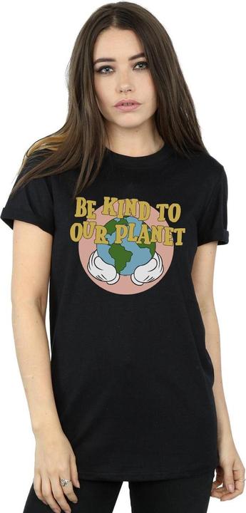 Immagine prodotto Disney Mickey Mouse Be Kind To Our Planet Maglietta Ampia Donna (S)