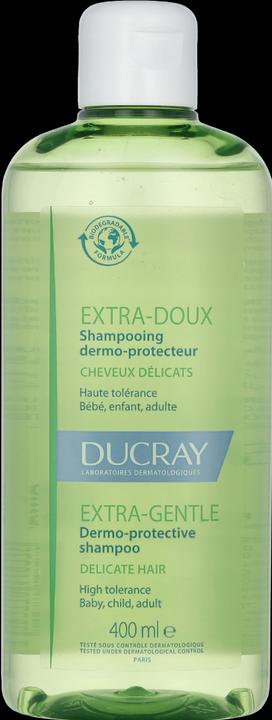 Actual product image Ducray DUCRAY Extra Gentle Balancing Shampoo szampon przeciwłupieżowy do włosów 400ml (400 ml, Liquid shampoo)