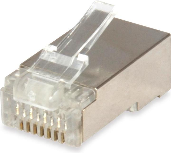 Immagine prodotto equip Spina RJ45: confezione da 100 schermata (S/FTP, CAT6, 0.01 m)