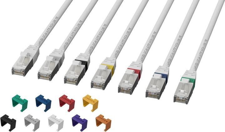 Actual product image Lanview CAT6A S/FTP 25m White LSZH (S/FTP, CAT6a, 25 m)