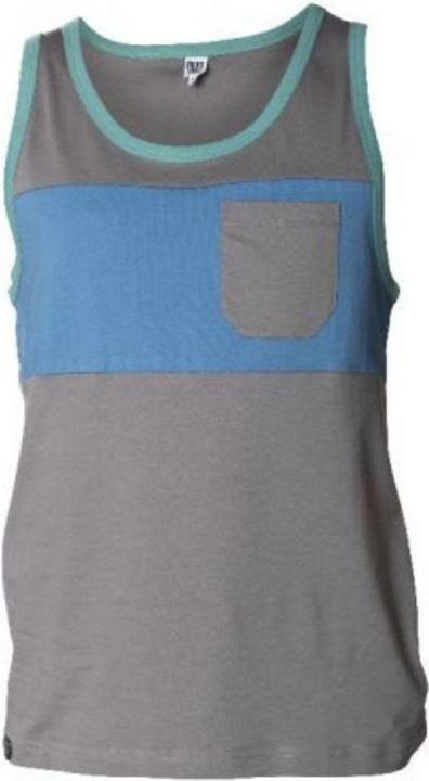 Snap Two-Colored Pocket Tank Top (XS)