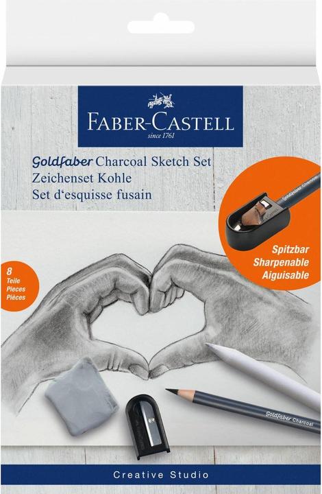 Image du produit Faber-Castell Fusain Goldfaber bleu 1 kit