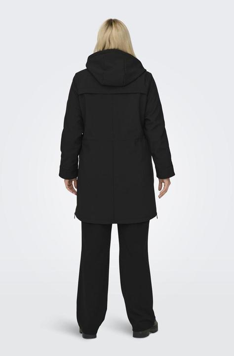 Actual product image Only Hood Ribbed cuffs Coat Long parka (42)