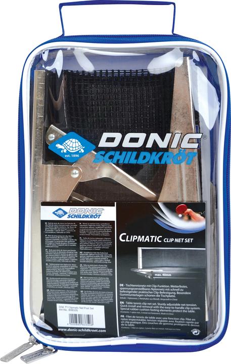 Donic Schildkröt PingPong Netz Clipmatic