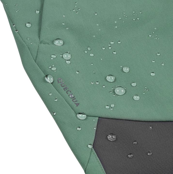Produktbild Quechua Kids’ Softshell Hiking Trousers 7-15 Years - MH900 - Green (6, 7, 8)
