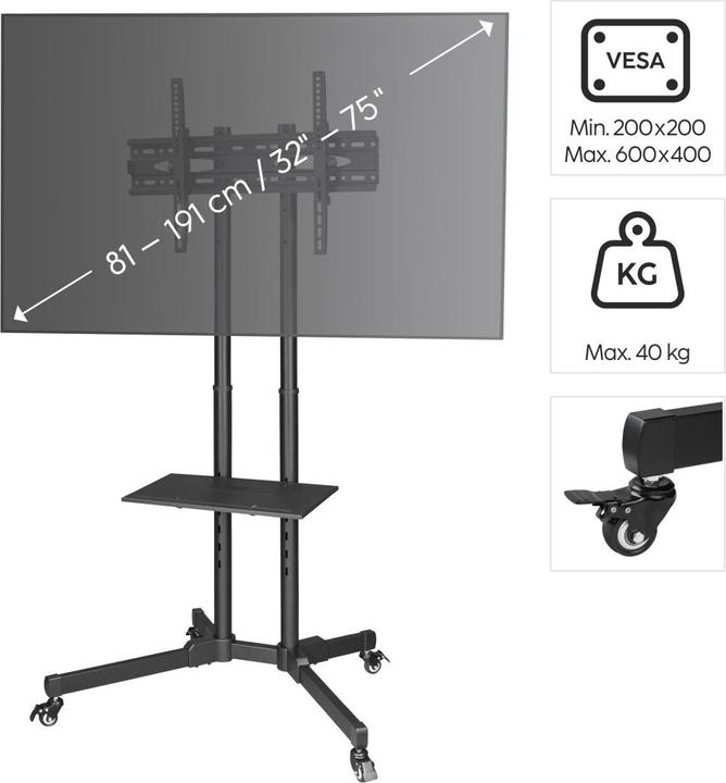 Produktbild Hama Trolley (Universal, 70", 40 kg)