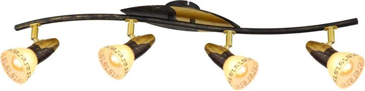 Actual product image Globo Spotlight NOVARA, gold patinated, 5449-4 (E14)