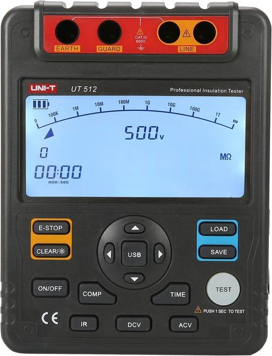 Actual product image Uni-T Insulation resistance meter UT512