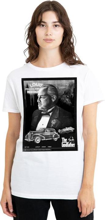 Actual product image The Godfather Unisex Adult Don Vito Corleone Poster T-Shirt (M)