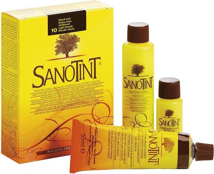 Actual product image Sanotint Hair color 10 light blond (Light blonde)