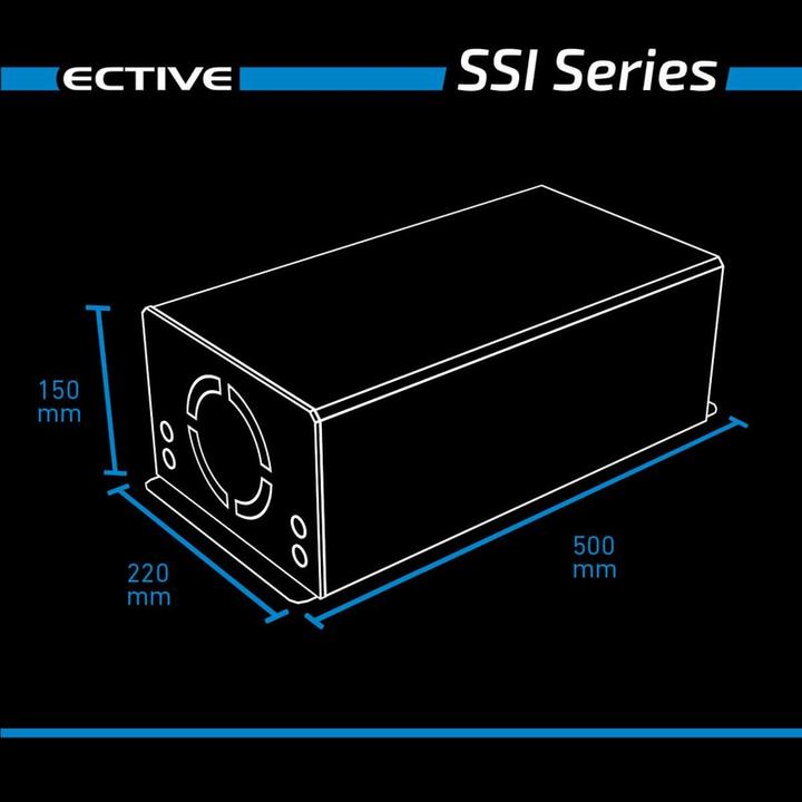 Actual product image Ective SSI30 inverter 24V 3000W voltage converter MPPT solar charge controller UPS