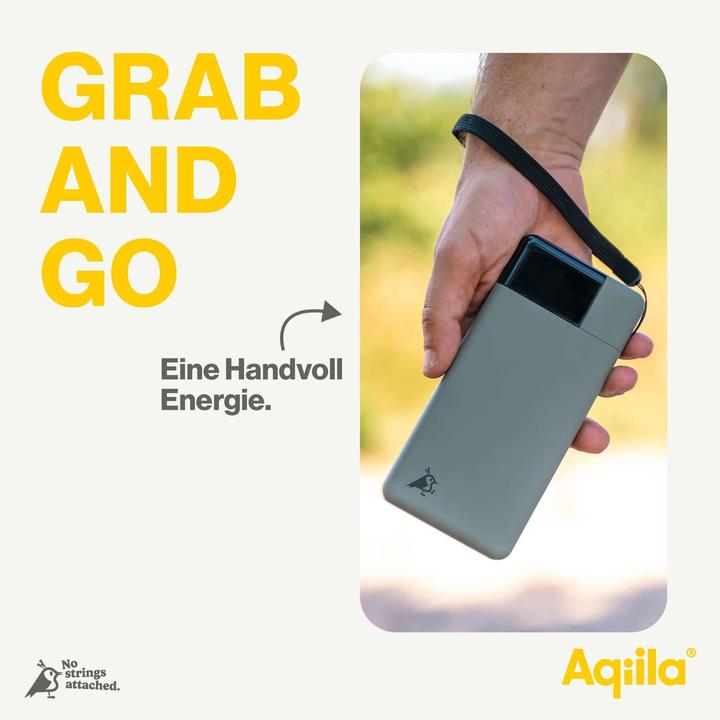 Immagine prodotto Aqiila Powerbird B20B - Powerbank 20000 mAh, 20W - Muschio (20000 mAh, 20 W, 74 Wh)