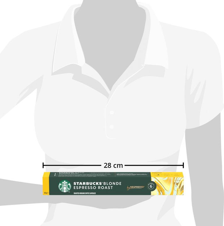 Image du produit Starbucks Blonde Espresso Roast by Nespresso Blonde Roasts (10 x Port.)