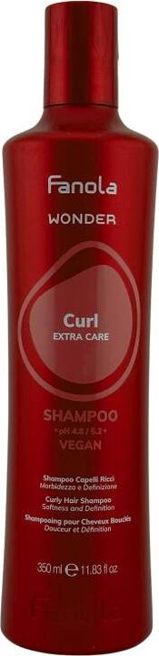 Fanola Wonder Curl Extra Care Shampoo 350 ml (350 ml, Flüssiges Shampoo)