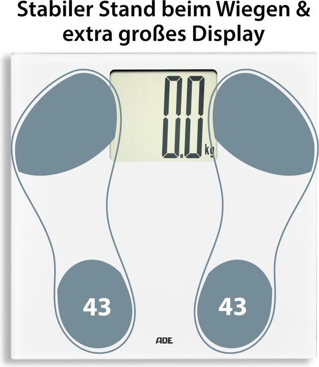 Immagine prodotto ADE Bilancia pesapersone digitale (200 kg)