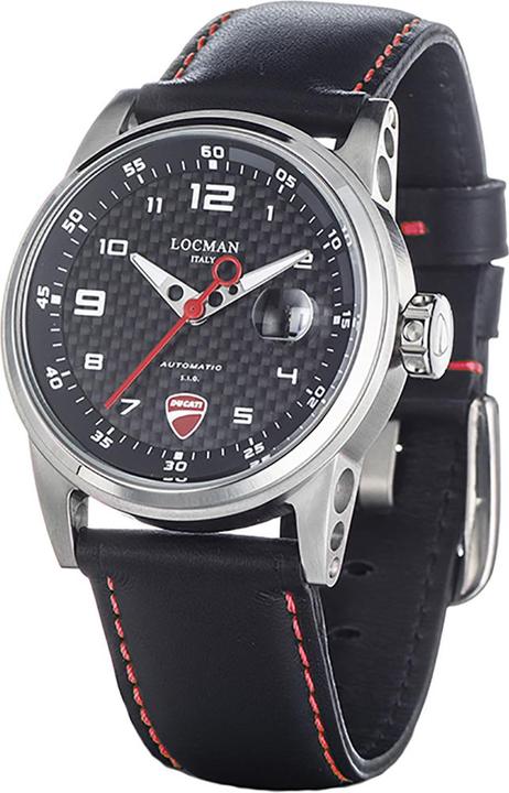 Actual product image Locman Italy Men's Watch Ducati Automatic Ref. D104A09S (Analogue wristwatch, 42 mm)
