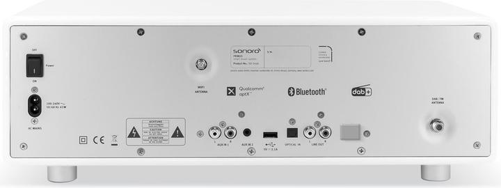 Immagine prodotto Sonoro Primus (DAB, Web radio, FM, Bluetooth, Radio frequenza (RF))