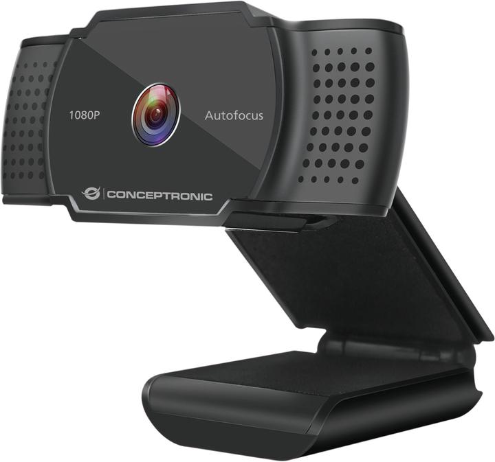 Actual product image Conceptronic Webcam AMDIS 1080P HD Webcam+Microphone sw (2 Mpx)