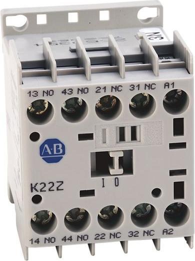 Produktbild Allen Bradley IEC-Miniatur-Steuerrelais 700 3 Schliesser / 1 Öffner DC 24V 10A Schraubklemme