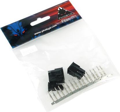 Image du produit Phobya Connecteur d'alimentation VGA 6+2 broches mâle, 2 pièces