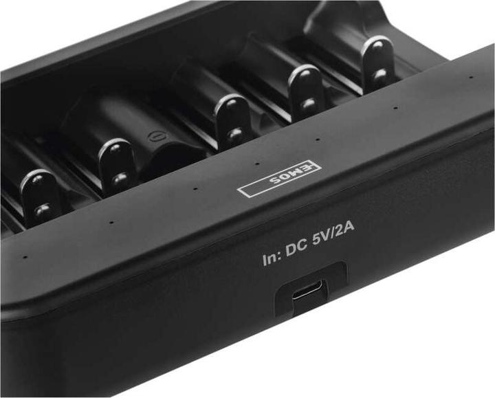 Actual product image Emos Battery charger BCN-60U (1 pcs., C, D, AA, AAA, Battery + charger)