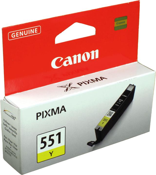 Actual product image Canon Cli-551y (Y)