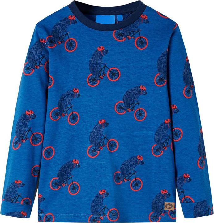 Produktbild VidaXL Kinderpyjama mit Langen Ärmeln Petrolblau 140,Material (140)