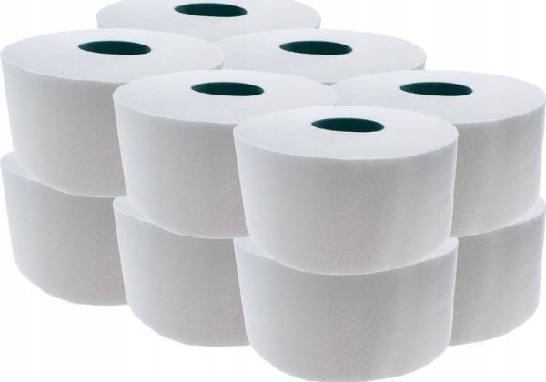 Produktbild Essity Toiletpapir Neutral Advanced Jumbo Mini T2 2-lag Ø18.8 cm 170 m Hvid,12 rl/krt (12 x)