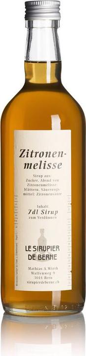 Produktbild Sirupier de Berne Zitronenmelisse Sirup 70 cl Le Fl.Depot Fr. 1.- (1 x 15 cl)