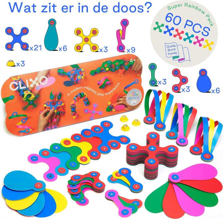 Actual product image Clixo Rainbow