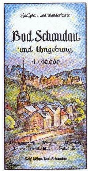 Actual product image Hiking map of Saxon Switzerland