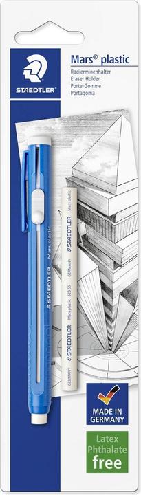 Immagine prodotto Staedtler Mars plastica 528 Portamatite con gomma in blister, dimensioni: 137 x 11 x 15 mm e 1 gomma di
