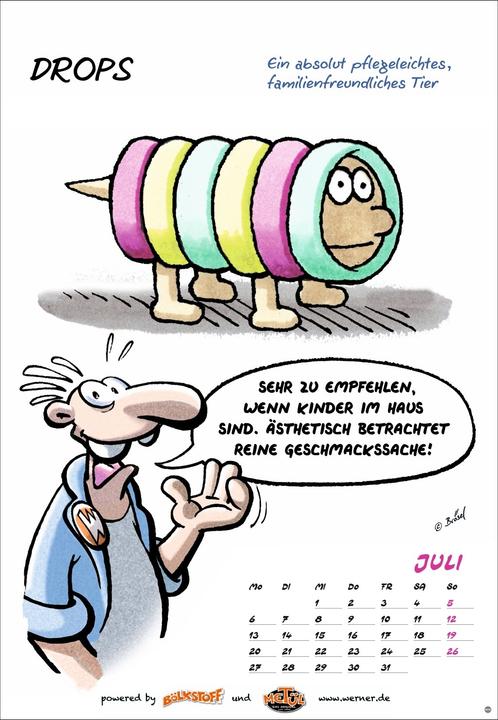 Actual product image Werner Kalender 2026 (Hardcover, German)