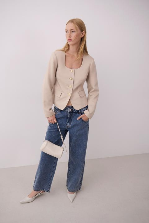 Produktbild Vila Regular Waist Wide Fit Jeans (W42/L30)