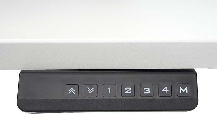 Produktbild Swisshandel24 Gestell, variables Tischgestell für Eck-Schreibtisch, elektrisch höhenverstellbar Memory 45kg anth