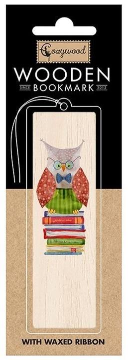 Actual product image Cozywood Lesezeichen aus Holz Eule