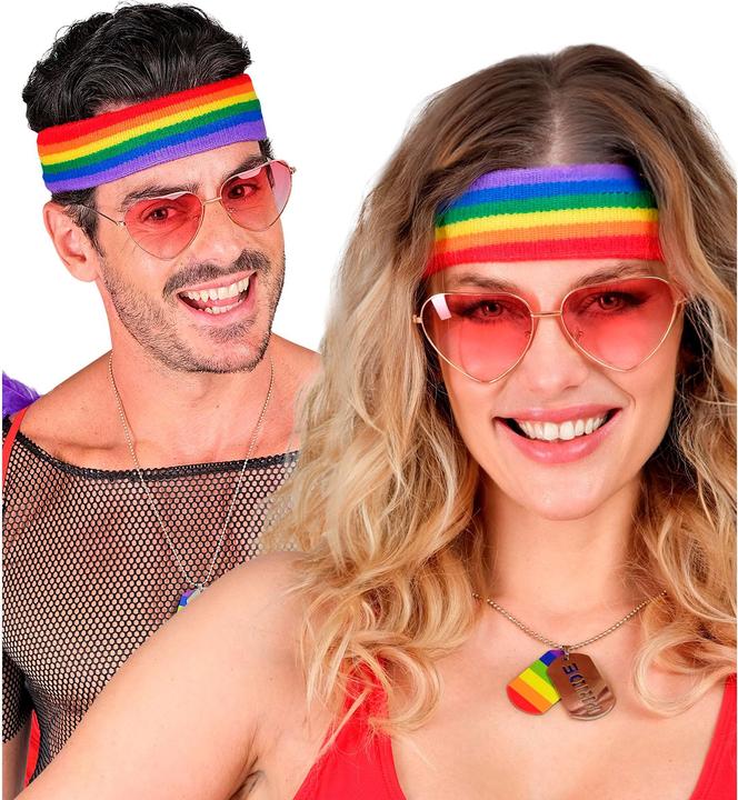 Produktbild Widmann Herz Brille mit Roten Gläsern