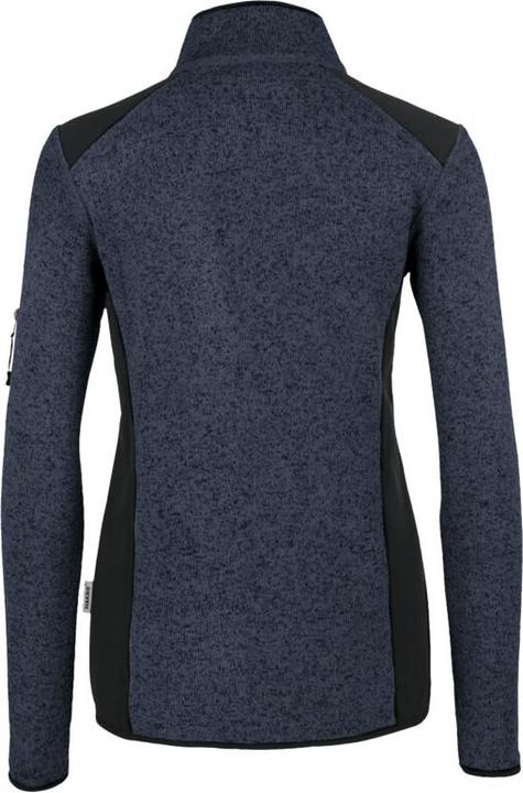 Actual product image Hakro Ladies knitted fleece jacket Churchill navy mottled, M (M)