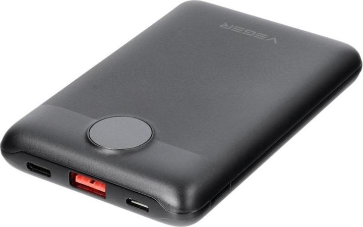 Actual product image Veger S11 Powerbank Digital - 10'000mAh (10000 mAh, 22.50 W, 22.50 Wh)