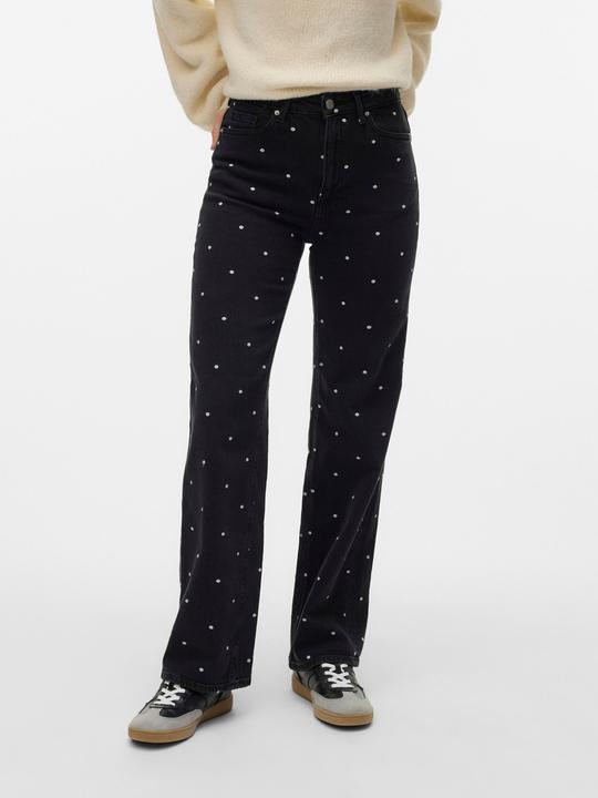 Immagine prodotto Vero Moda VMTESSA Hohe Taille Weiter Beinschnitt Jeans Weit geschnitten (W26/L30)
