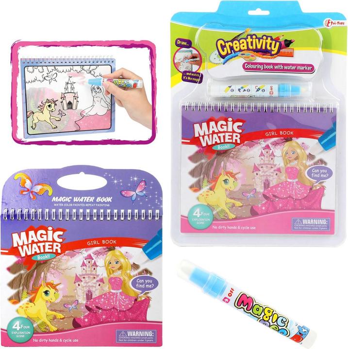 Productafbeelding Toi-Toys Creativiteit Schilderen met Water Prinses met Marker