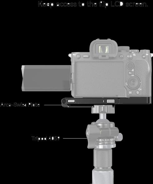 Produktbild SmallRig Foldable L Bracket for Sony Alpha 7R V / Alpha 7 IV / Alpha 7S III