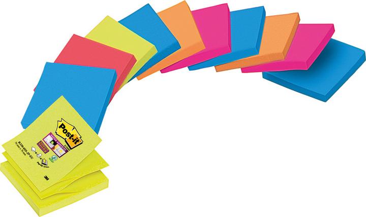 Produktbild Post-it Super Sticky Z-Notes Dispenser (76 x 76 mm)