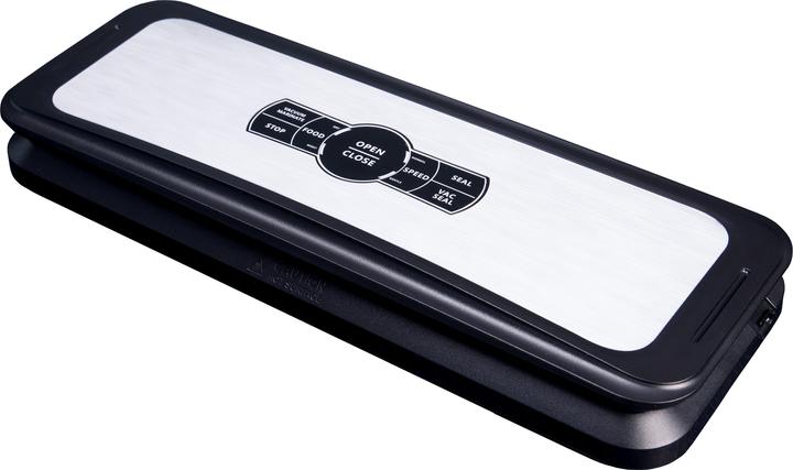 Image du produit Gastronoma 18310003 - Vacum foodsealer, geborsteld roestvrij staal/zwart