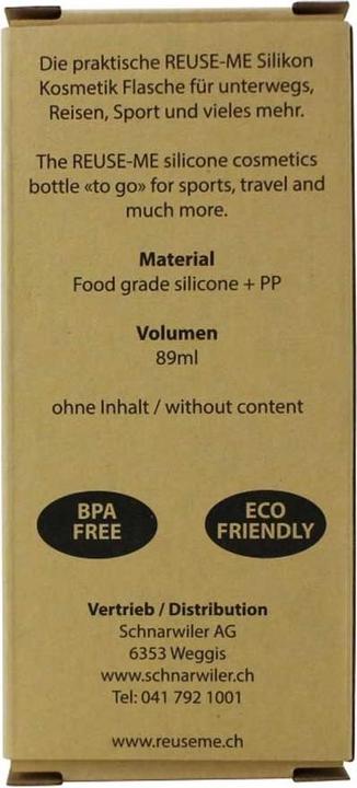 Actual product image ReUseMe Travel bottle (Liquid bags)