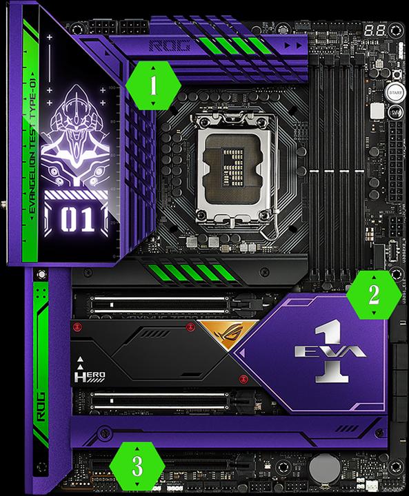 Produktbild ASUS ROG Maximus Z690 Hero EVA (LGA 1700, Intel Z690H, ATX)