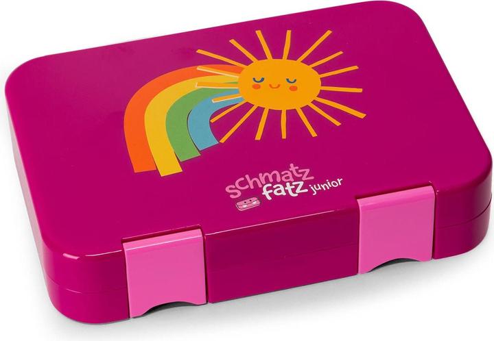 Produktbild Schmatzfatz Junior Brotdose, Lila Sonne