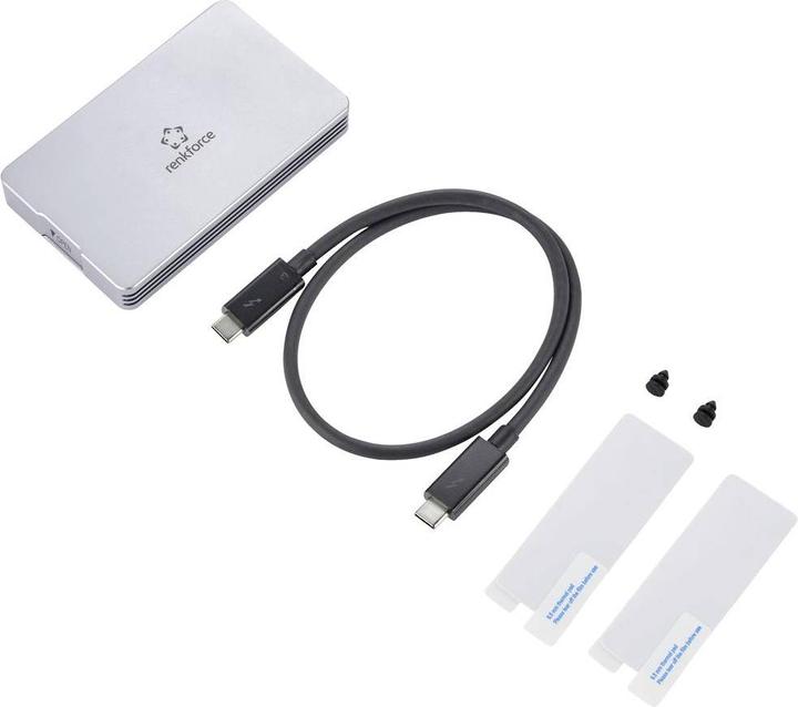 Immagine prodotto Renkforce RF-5587612 Custodia per disco rigido M.2 USB 4 (M.2 2280, M.2)